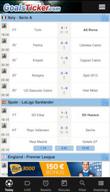 Livescore iPhone App